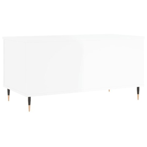 STOLIK KAWOWY BIAŁY POŁYSK 90X445X45CM