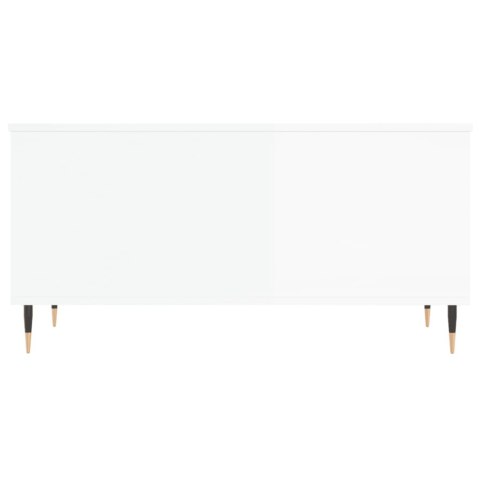 STOLIK KAWOWY BIAŁY POŁYSK 90X445X45CM