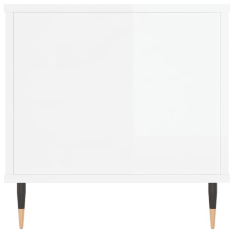 STOLIK KAWOWY BIAŁY POŁYSK 90X445X45CM