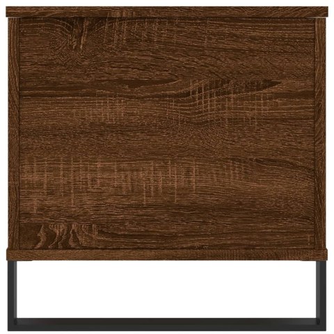 STOLIK KAWOWY BRĄZOWY DĄB 90X445X45CM