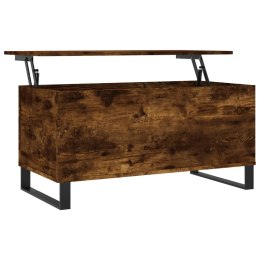 STOLIK KAWOWY PRZYDYMIONY DĄB 90X445X45CM