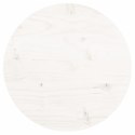 BLAT STOŁU OKRĄGŁY BIAŁY Ø30X3CM LITE DREWNO SOSNOWE