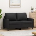 2-OSOBOWA SOFA CZARNA 120CM SZTUCZNA SKÓRA