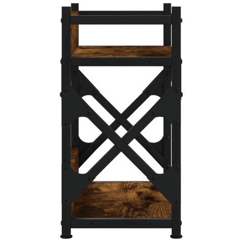 STOJAK POD DRUKARKĘ 2-POZ. PRZYDYMIONY DĄB 40X20X40CM LOFT