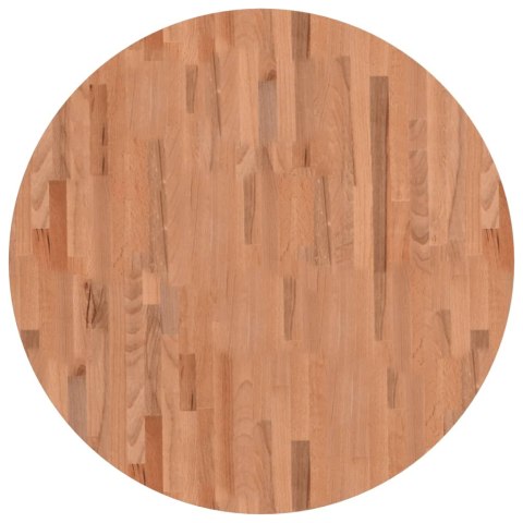 BLAT DO STOŁU Ø90X2,5CM OKRĄGŁY DREWNO BUKOWE