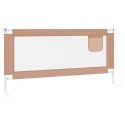 BARIERKA OCHRONNA DO ŁÓŻKA OSŁONA BRAMKA -BED RAIL 190X25CM TAUPE