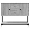 KOMODA SZARY DĄB SONOMA 100X36X85CM