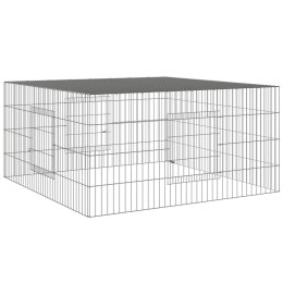 KLATKA DLA KRÓLIKA 110X110X55CM GALWANIZOWANE ŻELAZO