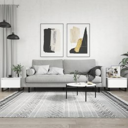 STOLIKI KAWOWE 2 SZT. BIAŁE 50X46X35CM