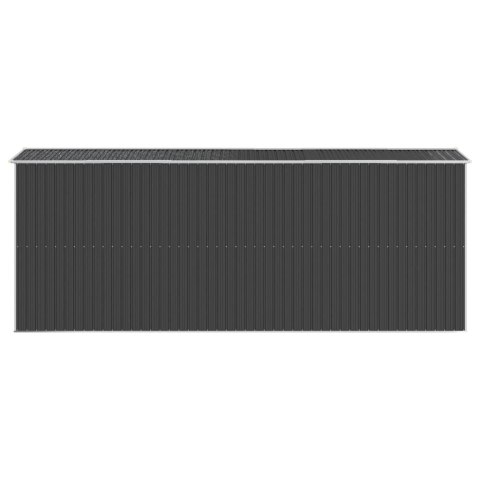 SZOPA OGRODOWA ANTRACYTOWA 192X523X223CM STAL GALWANIZOWANA