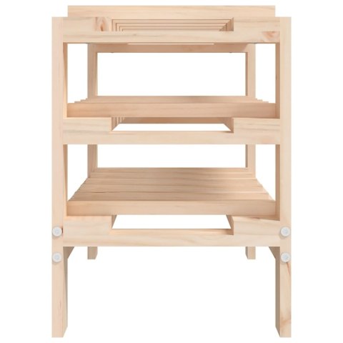 STOJAK NA WINO 61,5X30X42CM LITE DREWNO SOSNOWE