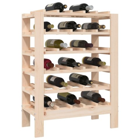 STOJAK NA WINO 61,5X30X82CM LITE DREWNO SOSNOWE