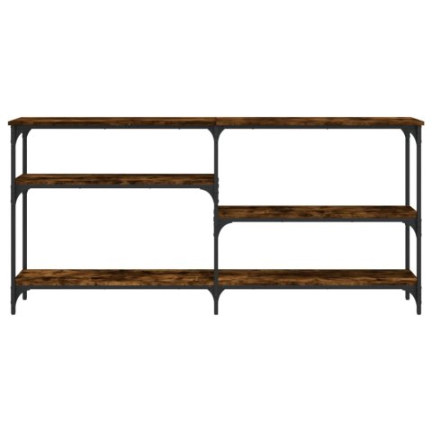 STOLIK KONSOLOWY PRZYDYMIONY DĄB 160X29X75CM