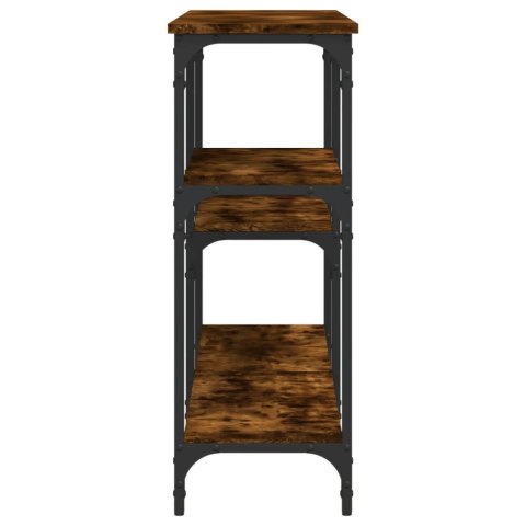 STOLIK KONSOLOWY PRZYDYMIONY DĄB 160X29X75CM