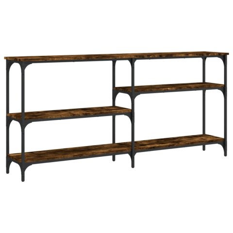 STOLIK KONSOLOWY PRZYDYMIONY DĄB 160X29X75CM