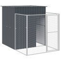 BUDA DLA PSA Z WYBIEGIEM ANTRACYTOWA 165X1271X181CM STAL