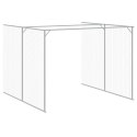 BUDA DLA PSA Z WYBIEGIEM ANTRACYTOWA 214X865X181CM STAL