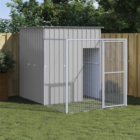 BUDA DLA PSA Z WYBIEGIEM 165X251X181CM STAL