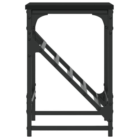 STOJAK NA BUTY CZARNY 60X30X45CM LOFT