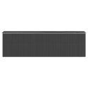 SZOPA OGRODOWA ANTRACYTOWA 192X689X223CM STAL GALWANIZOWANA