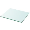 PÓŁKI 2 SZT. PANEL Z PRZEZROCZYSTEGO SZKŁA 30X20CM