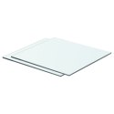 PÓŁKI 2 SZT. PANEL Z PRZEZROCZYSTEGO SZKŁA 40X30CM