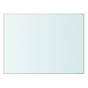 PÓŁKI 2 SZT. PANEL Z PRZEZROCZYSTEGO SZKŁA 40X30CM