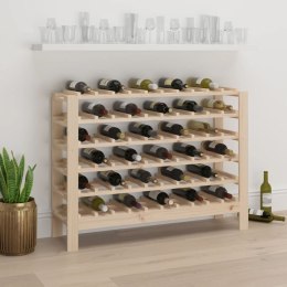 STOJAK NA WINO 109,5X30X82CM LITE DREWNO SOSNOWE