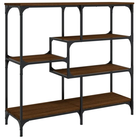 STOLIK KONSOLOWY BRĄZOWY DĄB 103X32X95CM