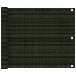 PARAWAN BALKONOWY CIEMNOZIELONY 75X500CM HDPE