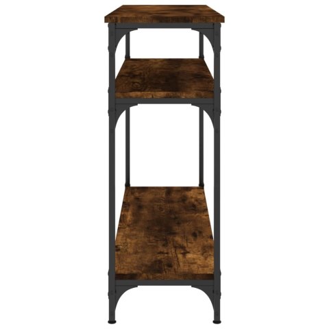 STOLIK KONSOLOWY PRZYDYMIONY DĄB 100X29X75CM