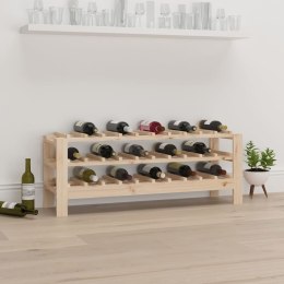 STOJAK NA WINO 109,5X30X42CM LITE DREWNO SOSNOWE
