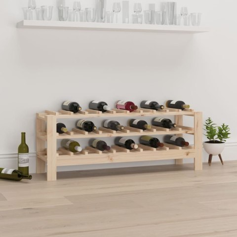 STOJAK NA WINO 109,5X30X42CM LITE DREWNO SOSNOWE