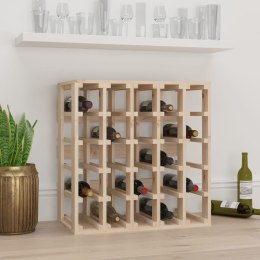 STOJAK NA WINO 58,5X33X60,5CM LITE DREWNO SOSNOWE