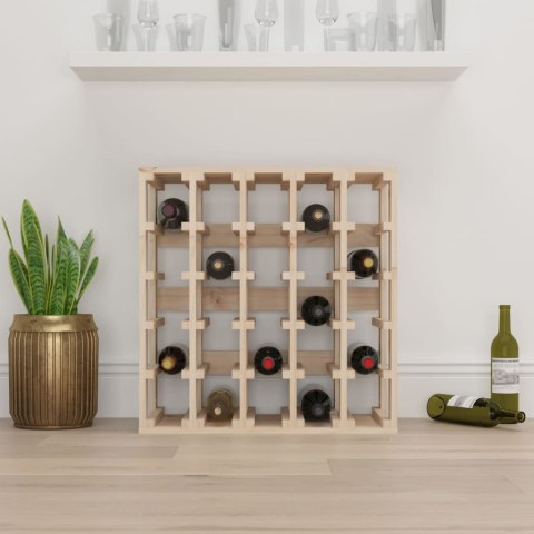 STOJAK NA WINO 58,5X33X60,5CM LITE DREWNO SOSNOWE