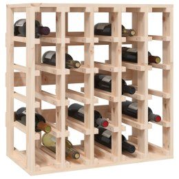 STOJAK NA WINO 58,5X33X60,5CM LITE DREWNO SOSNOWE