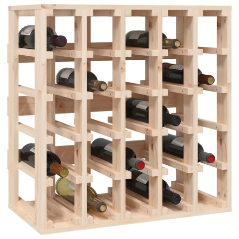 STOJAK NA WINO 58,5X33X60,5CM LITE DREWNO SOSNOWE