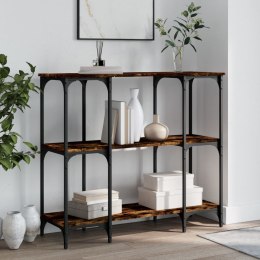 STOLIK KONSOLOWY PRZYDYMIONY DĄB 102X35X90CM