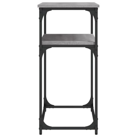 STOLIK KONSOLOWY SZARY DĄB SONOMA 100X35,5X75CM