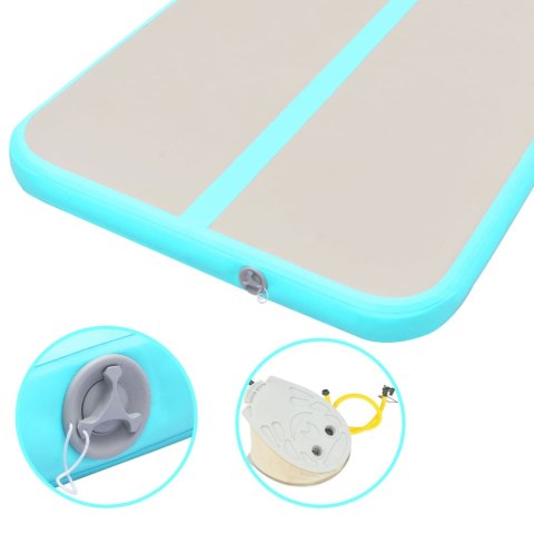 MATA GIMNASTYCZNA Z POMPKĄ 700X100X10CM PVC ZIELONA