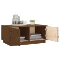 STOLIK KAWOWY MIODOWY BRĄZ 80X50X35CM LITE DREWNO SOSNOWE