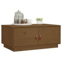 STOLIK KAWOWY MIODOWY BRĄZ 80X50X35CM LITE DREWNO SOSNOWE