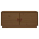 STOLIK KAWOWY MIODOWY BRĄZ 80X50X35CM LITE DREWNO SOSNOWE