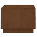 STOLIK KAWOWY MIODOWY BRĄZ 80X50X35CM LITE DREWNO SOSNOWE