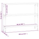 STOLIK KONSOLOWY PRZYDYMIONY DĄB 100X22,5X75CM