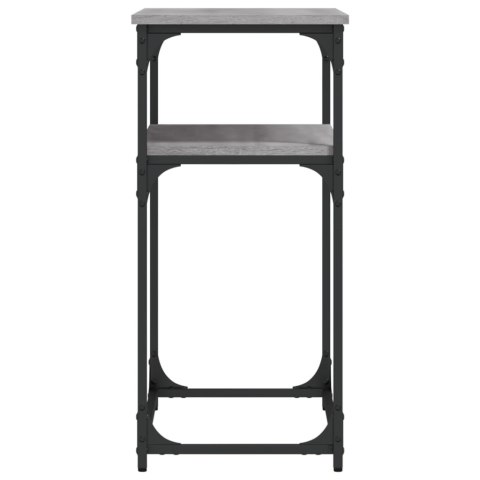 STOLIK KONSOLOWY SZARY DĄB SONOMA 75X35,5X75CM