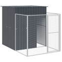 BUDA DLA PSA Z WYBIEGIEM ANTRACYTOWA 165X1067X181CM STAL