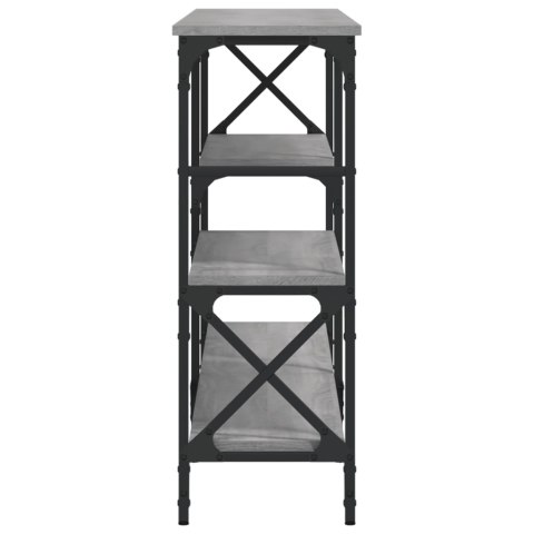 STOLIK KONSOLOWY SZARY DĄB SONOMA 180X29X76,5CM