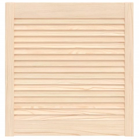 DRZWI ŻALUZJOWE LITE DREWNO SOSNOWE 61,5X 59,4CM