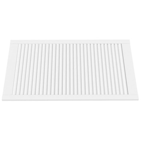 DRZWI ŻALUZJOWE 4 SZT. DREWNO SOSNOWE BIAŁE 99,3X 59,4CM